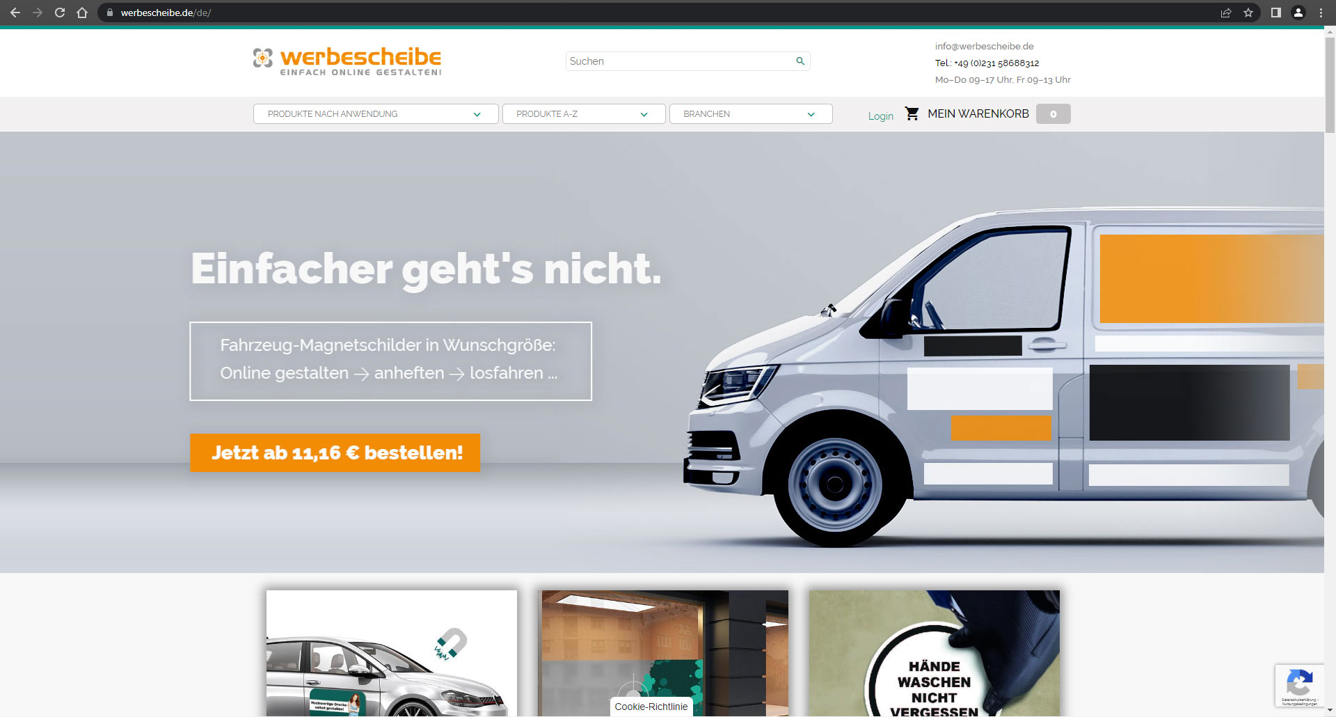 werbescheibe